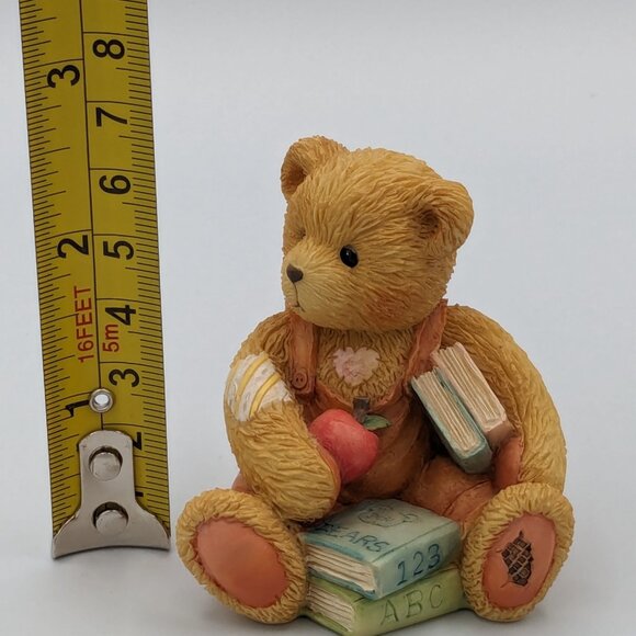 Cherished Teddies 1993 Seth School Days September Bear Figurine (914835) - Picture 9 of 11